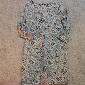 Black and white dress